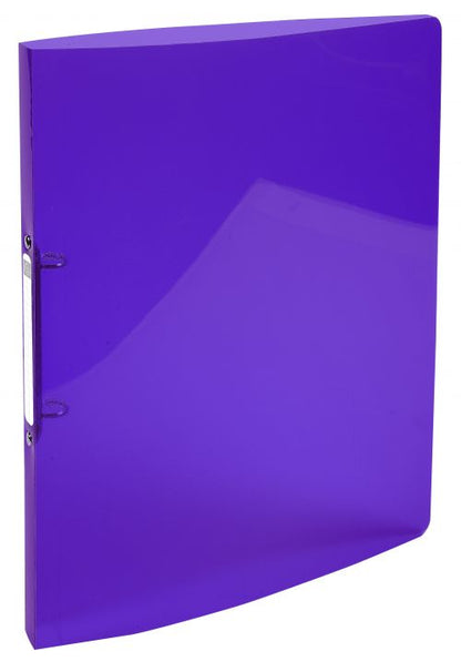 Exacompta Iderama PP Semi Transparent Flexible Ring Binder 2 Ring 15mm A4 Pack of 20 Assorted