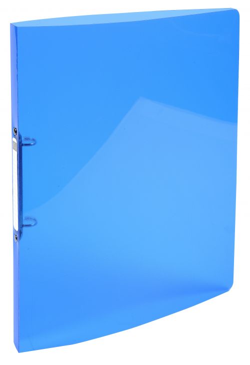 Exacompta Iderama PP Semi Transparent Flexible Ring Binder 2 Ring 15mm A4 Pack of 20 Assorted