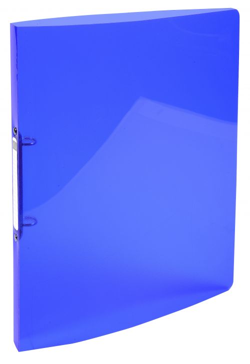 Exacompta Iderama PP Semi Transparent Flexible Ring Binder 2 Ring 15mm A4 Pack of 20 Assorted