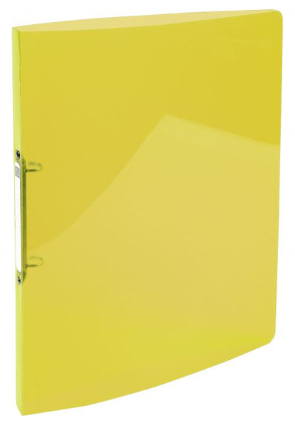Exacompta Iderama PP Semi Transparent Flexible Ring Binder 2 Ring 15mm A4 Pack of 20 Assorted