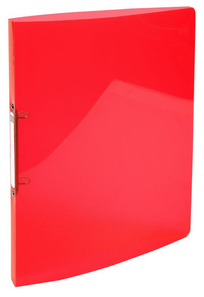 Exacompta Iderama PP Semi Transparent Flexible Ring Binder 2 Ring 15mm A4 Pack of 20 Assorted