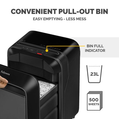 Powershred LX210, LX220 Black Shredder (Mini Cut) 230V EU/UK