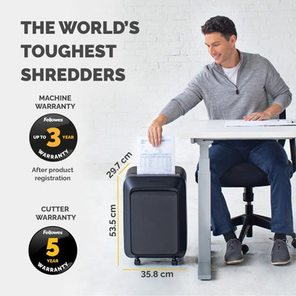 Powershred LX210, LX220 Black Shredder (Mini Cut) 230V EU/UK