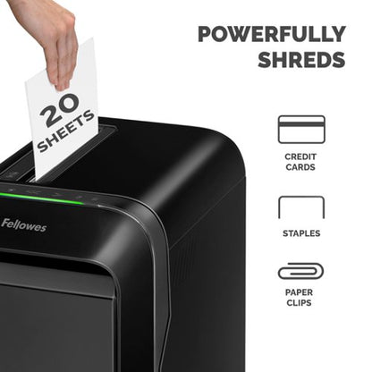 Powershred LX210, LX220 Black Shredder (Mini Cut) 230V EU/UK