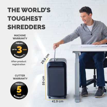 Powershred LX210, LX220 Black Shredder (Mini Cut) 230V EU/UK
