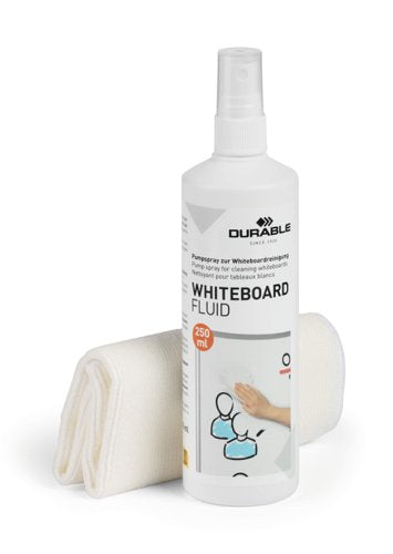 Durable Whiteboard Cloth and Spray Kit