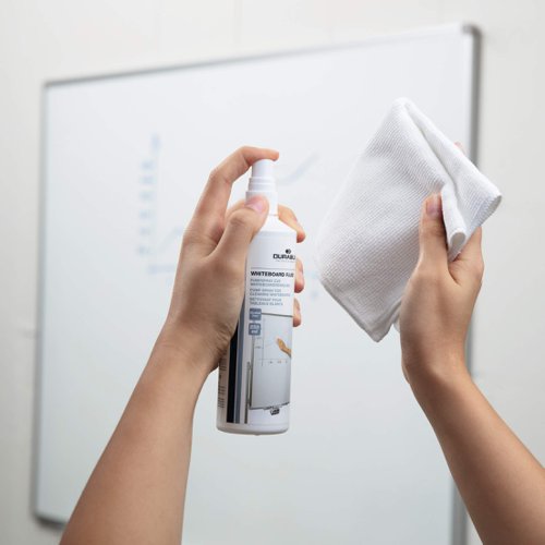 Durable Whiteboard Cloth and Spray Kit