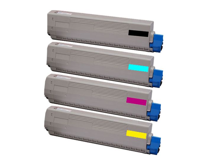 Remanufactured OKI C801 Magenta Toner 44643002