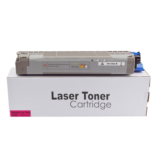 Remanufactured OKI C822 Cyan Toner 44844615