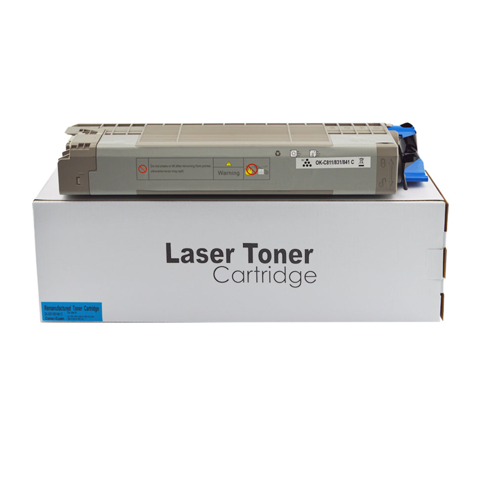Remanufactured OKI C831 Black Toner 44844508