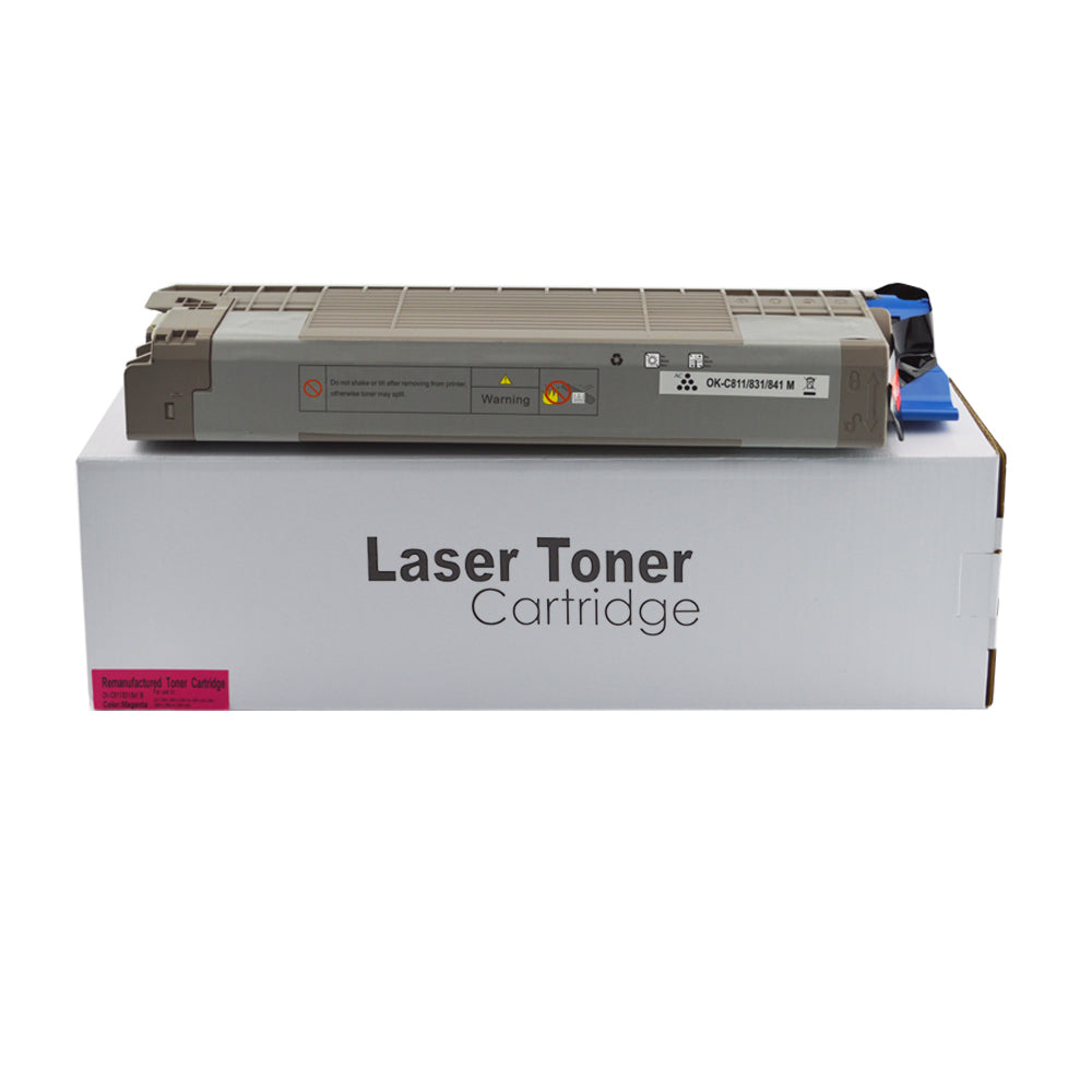Remanufactured OKI C831 Cyan Toner 44844507