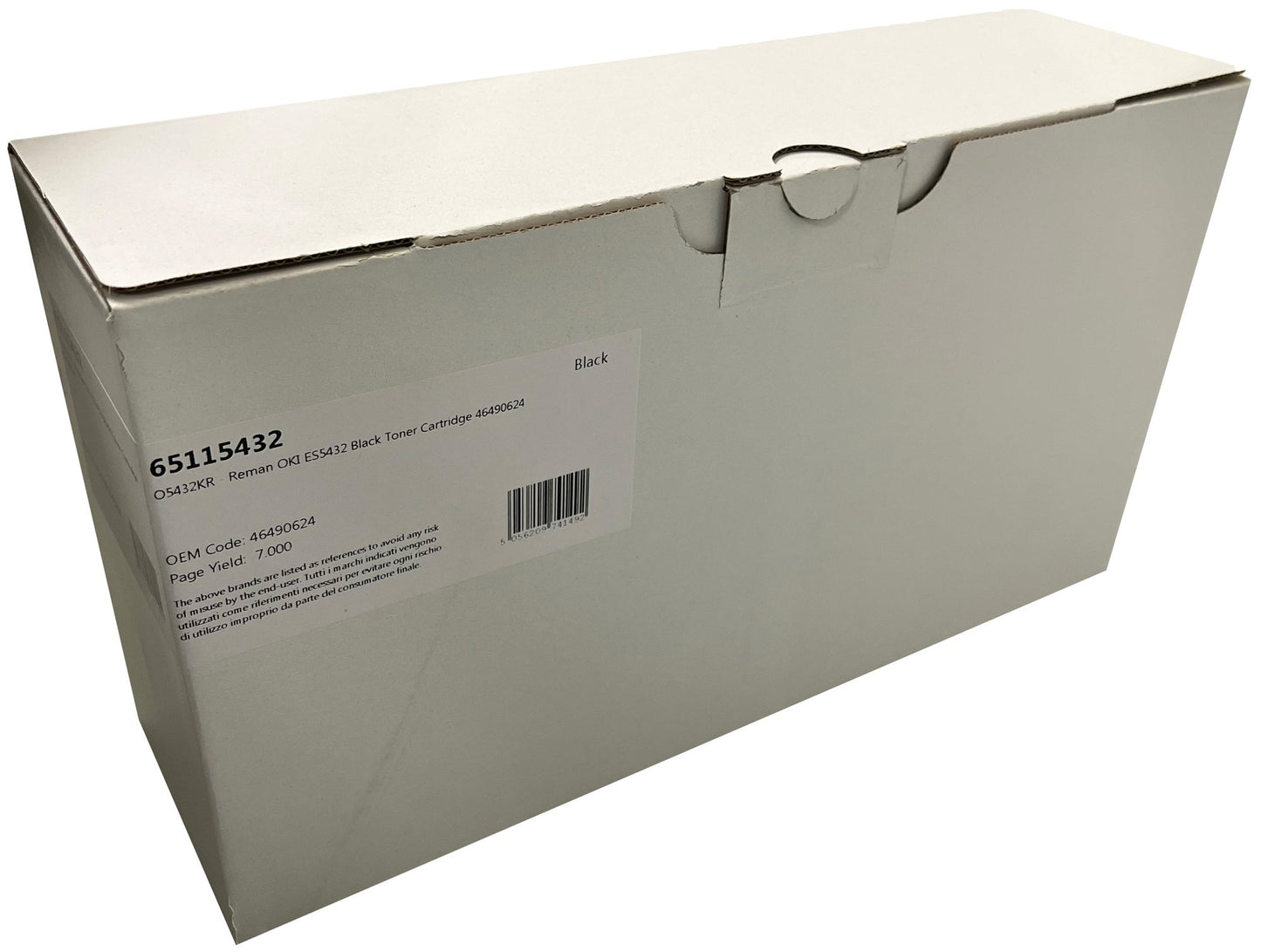 Remanufactured OKI C5300 Yellow Toner 42127405