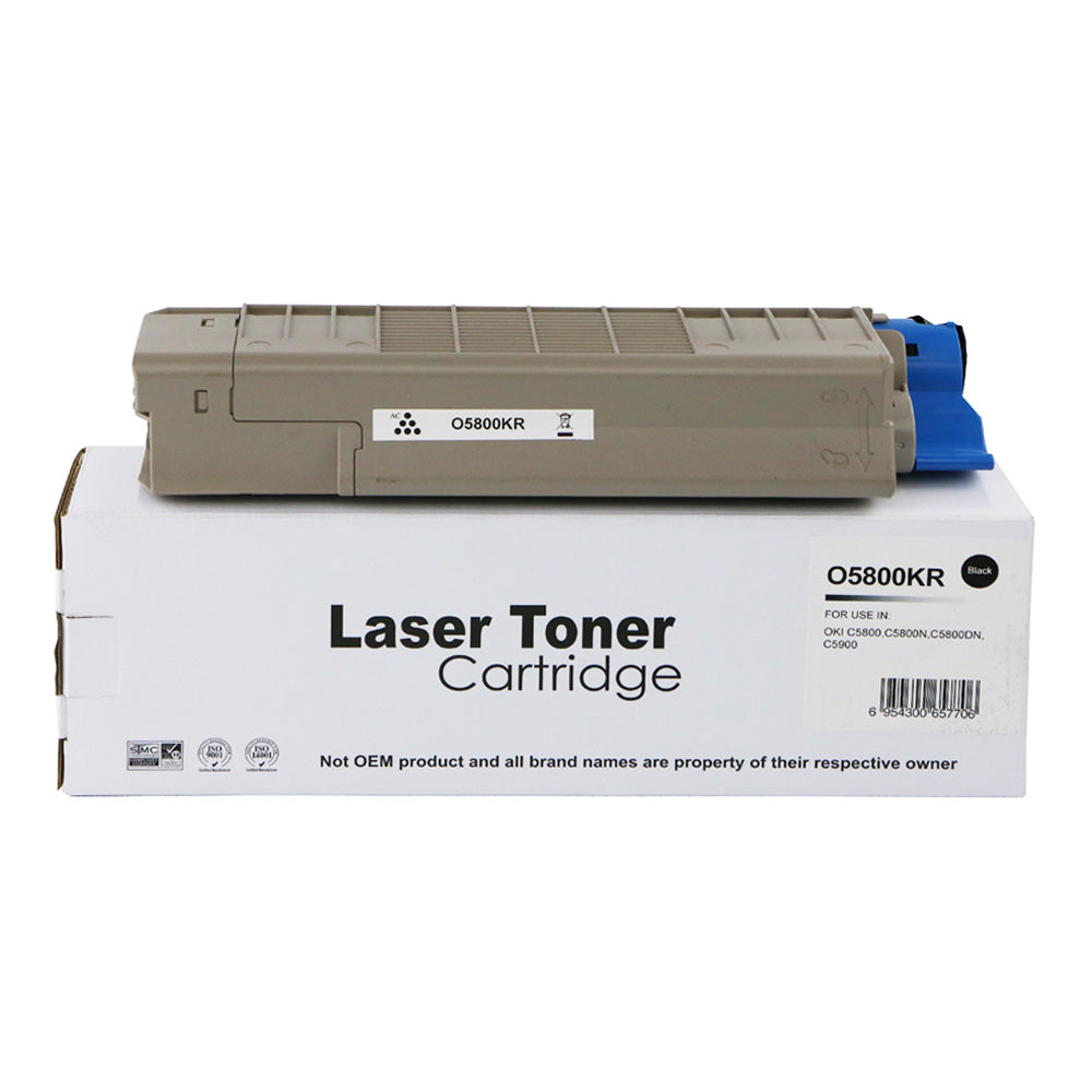 Compatible OKI C5650 Yellow Std Toner 43865705 43872305