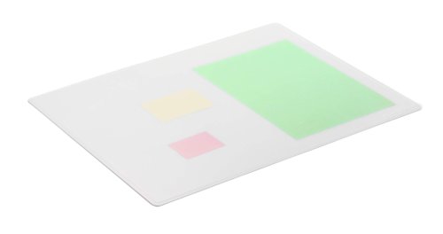 Durable Desk Mat Contoured 53x40cm Clear, Black, Blue, Grey