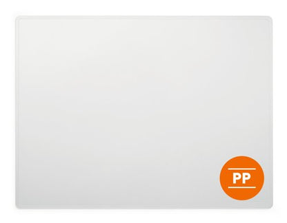 Durable Desk Mat Contoured 53x40cm Clear, Black, Blue, Grey