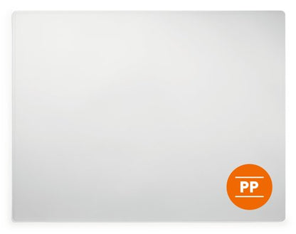 Durable Desk Mat Contoured 65x50cm Grey, Clear, Black