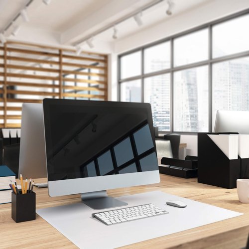 Durable Desk Mat Contoured 65x50cm Grey, Clear, Black