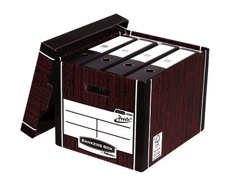 Premium Tall Box Woodgrain (FSC) Pack of 10 303x342x400mm
