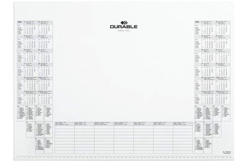 Durable Calendar Pad Refill for Desk Mat