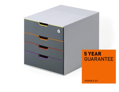 Durable VARICOLOR SAFE 1, 4 Drawer Unit
