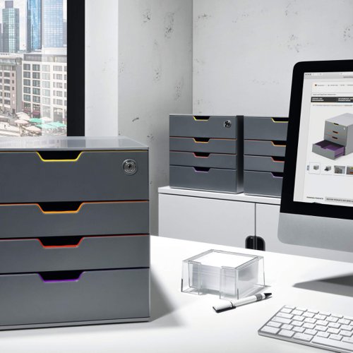 Durable VARICOLOR SAFE 1, 4 Drawer Unit