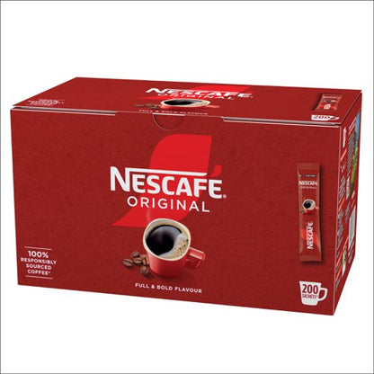 Nescafe Original Coffee Stick Packs 200's (1)