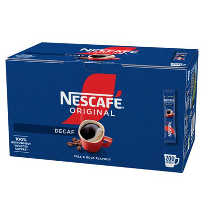 Nescafe Original Decaf. Coffee Stick Packs 200's (1)