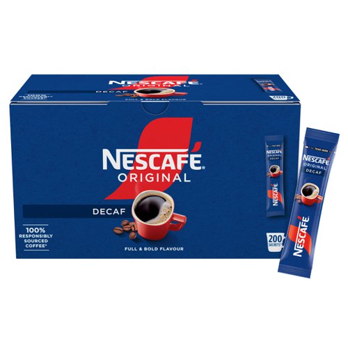 Nescafe Original Decaf. Coffee Stick Packs 200's (1)