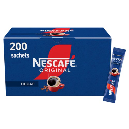 Nescafe Original Decaf. Coffee Stick Packs 200's (1)