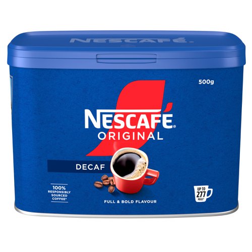 Single Tin Nescafe Original Decaf. 500g