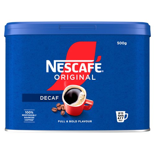 Single Tin Nescafe Original Decaf. 500g