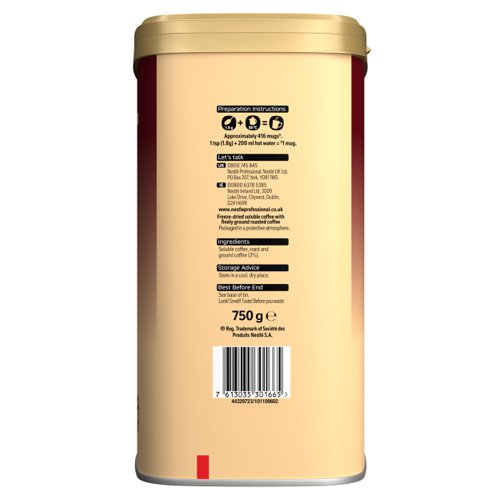 x6 Tin Nescafe Gold Blend 500g, 750g