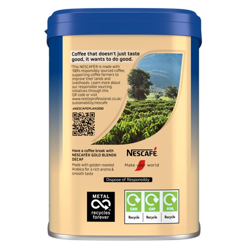 x6 Tin Nescafe Gold Blend Decaf. 500g