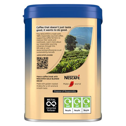 x6 Tin Nescafe Gold Blend Decaf. 500g