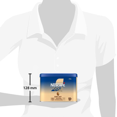 x6 Tin Nescafe Gold Blend Decaf. 500g
