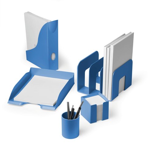 Durable ECO Magazine Rack Blue