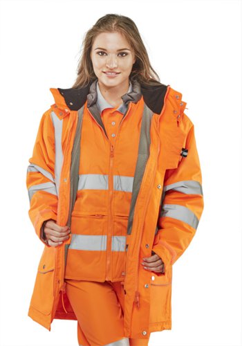 Beeswift Elsener 7 In 1 Jacket Orange 3XL, 4XL, M, XL, 2XL
