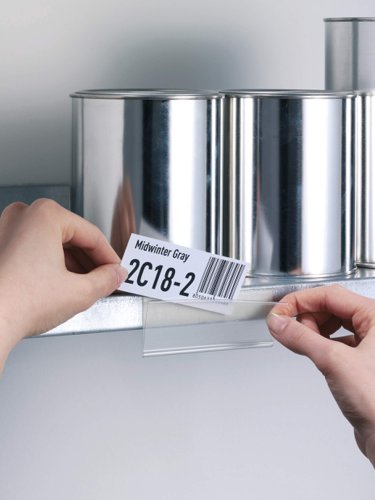 Durable SCANFIX Label Holder 200x20mm (50, 200x30mm (50, 200x40mm (50, 200x20mm (5)