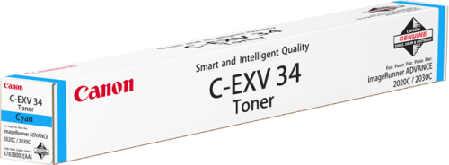 OEM Canon CEXV34 Cyan Toner Ctg 3783B002AA