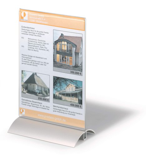 Durable Table Display PRESENTER A5, A4 Clear