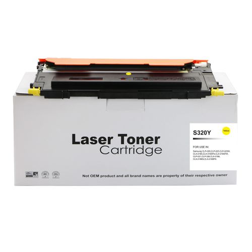 Compatible Samsung CLT-Y4092S, Y4072S, Y406S, Y504S, Y404S Yellow Toner