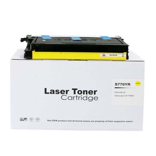 Remanufactured Samsung CLT-Y4072S, Y406S, Y503L, Y603L, Y6092S, Y809S, Y6072S Yellow Toner