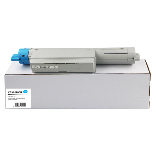 Remanufactured Xerox Phaser 6360 Black Hi Yld Toner 106R01221