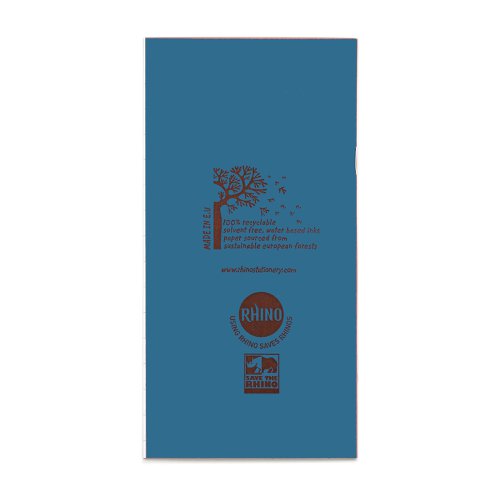 RHINO 8 x 4 Vocabulary Notebook 32 Page, Light Blue, F12 (Pack of 25, Blue, F12 (Pack of 100, Blue, F8 (Pack of 10, Green, F8 (Pack of 10, Blue, F8 (Pack of 100, Green, F8 (Pack of 100)