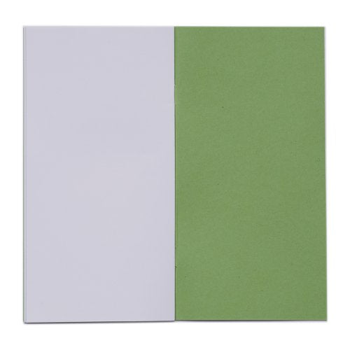 RHINO 8 x 4 Exercise Book 32 Page, Light Green, B (Pack of 10, 100)