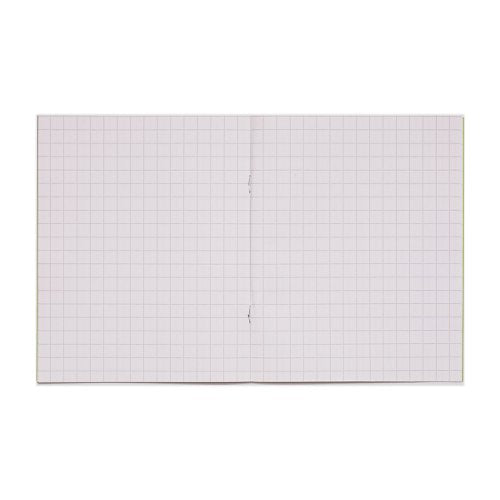VEX544-222-0: RHINO 8 x 6.5 Exercise Book 80 Page Light Green  S10 (Pack of 10, 100)