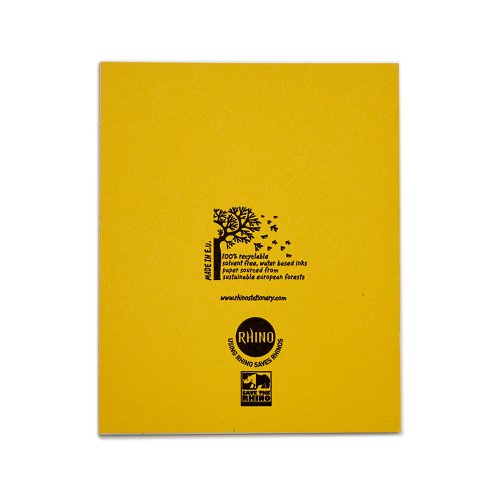 VEX544-138-2: RHINO 8 x 6.5 Exercise Book 80 Page  F8M (Pack of 10, 100)