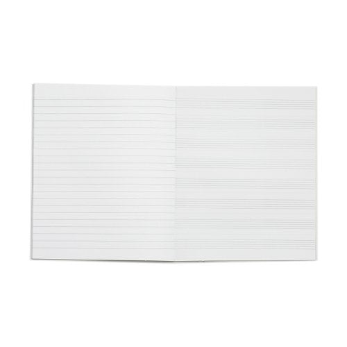 RHINO 8 x 6.5 Music Book 48 Page, Light Blue, F8/M8 (Pack of 100, 10)
