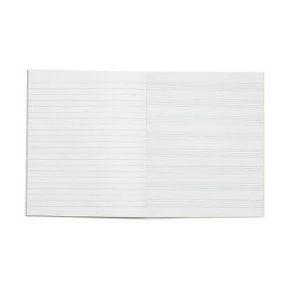RHINO 8 x 6.5 Music Book 48 Page, Light Blue, F8/M8 (Pack of 100, 10)