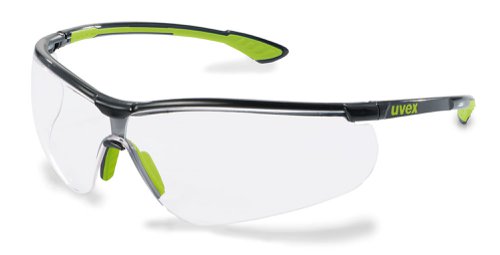 Uvex Sportstyle Spec Clear, Grey  (Pack of 10)